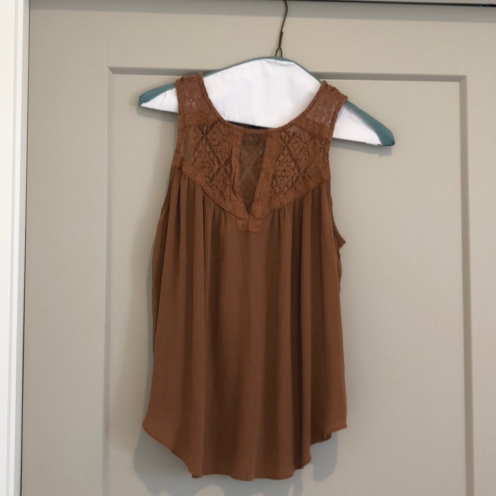 American eagle rust colored tank top